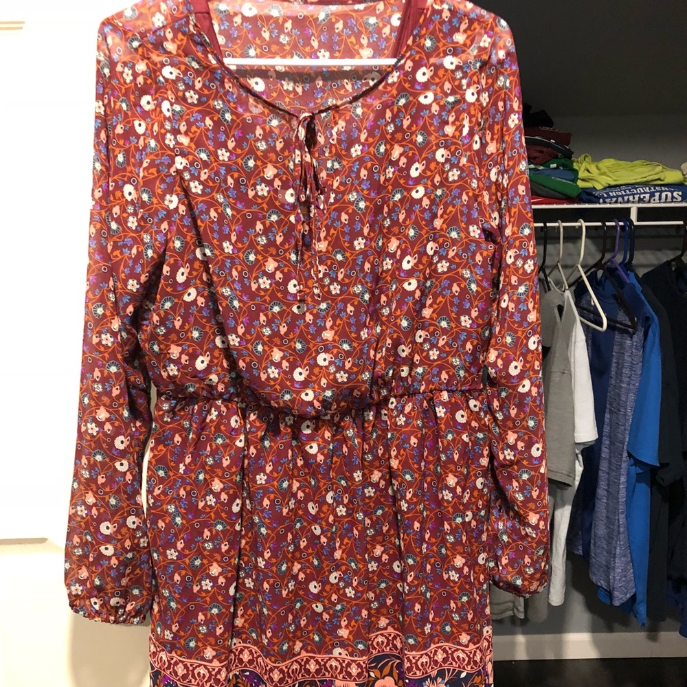 Boho dress size large